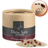 Wildgewürzsalz, ca. 45g, Kraftpapierstreuer Mini bedrukken – ca. 45g met custom label in kraftpapier strooier, relatiegeschenk