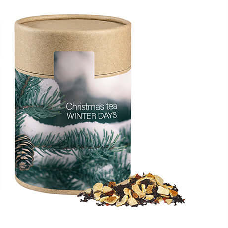 Winterthee (150g) in Kraft Maxi Doos met Bedrukte Wikkel