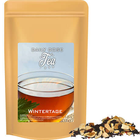 Winterthee (55g) in Bruine Stazak met Bedrukte Sticker