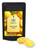 Alt Tag: Zitronenbonbons mit Vitamin D, ca. 80g, stazak Midi schwarz bedrukken – ca. 80g zwarte stazak met citroenbonbons