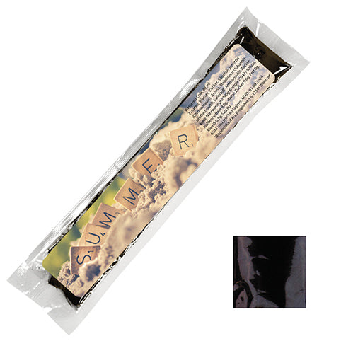 Wassereis Cola (braun), 40 ml, Express Schlauchtüte mit Etikett bedrukken – promotionele snack